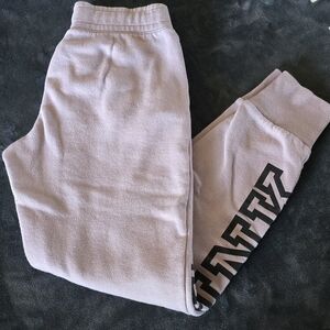 PINK Victoria's Secret Light Pink Logo Jogger Sweatpants